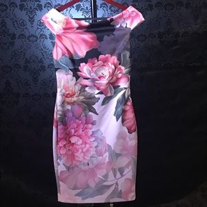 Ted Baker floral shift dress